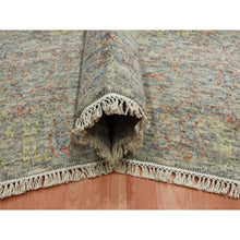 Load image into Gallery viewer, 8'10"x12' Colorful, Modern Salt And Pepper Design, Vegetable Dyes Thick And Plush Washed Out, Soft Luxurious Wool Hand Knotted, Oriental Rug FWR451134