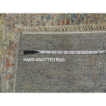 Load image into Gallery viewer, 8'10"x12' Colorful, Modern Salt And Pepper Design, Vegetable Dyes Thick And Plush Washed Out, Soft Luxurious Wool Hand Knotted, Oriental Rug FWR451134