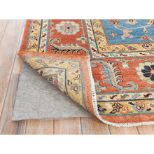 Load image into Gallery viewer, 9'1"x11'8" Burnt Orange, Afghan Peshawar With Bakshaish Design Vegetable Dyes, 100% Wool Hand Knotted, Oriental Rug FWR496944