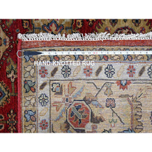 Load image into Gallery viewer, 9'x12' Auburn Red, Hand Knotted, Pure Wool,  Karajeh Design, Soft To The Touch Pile, Oriental Rug FWR507192