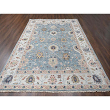 Load image into Gallery viewer, 8'9"x12' Nimbus Gray, Oushak Design, Supple Collection Thick And Plush, Natural Wool Hand Knotted, Tone On Tone, Oriental Rug FWR509328