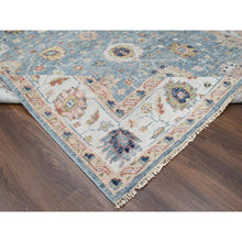 Load image into Gallery viewer, 8'9"x12' Nimbus Gray, Oushak Design, Supple Collection Thick And Plush, Natural Wool Hand Knotted, Tone On Tone, Oriental Rug FWR509328