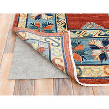 Load image into Gallery viewer, 9'x12'2" Imperial Red, Armenian Inspired Caucasian Design, 200 Kpsi, Natural Dyes, Densely Woven, Natural Wool, Hand Knotted, Oriental Rug FWR511794