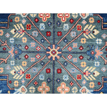 Load image into Gallery viewer, 8'10"x12' Tomato Red, Hand Knotted Afghan Heriz Serapi With Open Field Bakshaish Design, Natural Dyes, 100% Wool, Densely Weave, Oriental Rug FWR516942