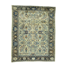 Load image into Gallery viewer, 9&#39;4&quot;x11&#39;10&quot; Yellow Handmade Antique Persian Lilihan Mint Cond Full Pile Rug FWR206592