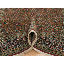 Load image into Gallery viewer, 6&#39;x9&#39;5&quot; Red, Herati All Over Fish Design Hand Knotted, 250 KPSI Wool, Dense Weave, Oriental Rug FWR390654