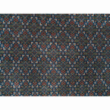 Load image into Gallery viewer, 5&#39;x8&#39;1&quot; Aegean Blue, 175 KPSI, 100% Wool, Mahi All Over Fish with Criss Cross Design, Hand Knotted, Oriental Rug FWR394770