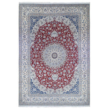 Load image into Gallery viewer, 13&#39;x19&#39;9&quot; Rich Red New Persian 300 KPSI Nain Wool Hand Knotted Oversized Oriental Rug FWR401958