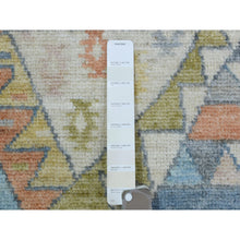 Load image into Gallery viewer, 6&#39;1&quot;x8&#39;8&quot; Colorful, Hand Knotted Anatolian Village Inspired with Patch Work Design, Natural Dyes Densely Weave, Soft and Velvety Wool, Oriental Rug FWR436770
