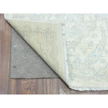 Load image into Gallery viewer, 2&#39;6&quot;x19&#39;4&quot; Ivory, Soft and Shiny Wool Hand Knotted, White Wash Peshawar Natural Dyes, XL Runner Oriental Rug FWR436806