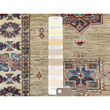 Load image into Gallery viewer, 2&#39;7&quot;x13&#39;6&quot; Chamomile, Afghan Super Kazak Natural Dyes Densely Woven, Soft Wool Hand Knotted, Runner Oriental Rug FWR496326