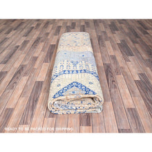 Load image into Gallery viewer, 9&#39;10&quot;x13&#39;10&quot; Almond Brown, 14th Century Mamluk Dynasty Pattern, 200 KPSI, Vegetable Dyes, Soft Wool, Hand Knotted, Oriental Rug FWR515238