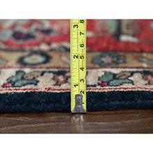 Load image into Gallery viewer, 10&#39;2&quot;x10&#39;2&quot; Power Black, Hand Knotted, Karajeh Design With All Over Pattern, Vegetable Dyes, Soft Pile, 100% Wool, Square, Oriental Rug FWR60138