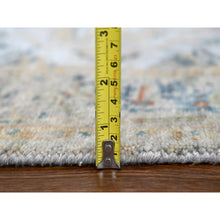 Load image into Gallery viewer, 3&#39;x4&#39;10&quot; Bright Gray, Broken And Erased Persian Heriz, All Over Design, Soft Color Palette, Hand Knotted, Organic Wool, Denser Weave, Oriental Rug FWR60204