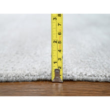 Load image into Gallery viewer, 9&#39;x11&#39;10&quot; Perfect Gray, THE MOONLIGHT, Modern Gradation Design, Thick and Plush, 100% Wool, Hand Knotted, Oriental Rug FWR60342