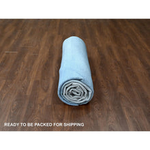 Load image into Gallery viewer, 9&#39;x11&#39;10&quot; THE OCEAN, Modern Gradation Design, Thick and Plush, Hand Knotted, 100% Wool, Oriental Rug FWR60354