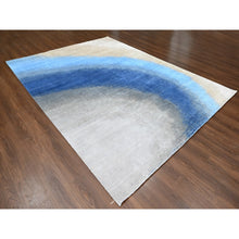 Load image into Gallery viewer, 9&#39;x11&#39;10&quot; The Sky And Ocean, Modern Gradation Design, Thick And Plush, 100% Wool, Hand Knotted, Oriental Rug FWR60360