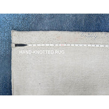 Load image into Gallery viewer, 9&#39;x11&#39;10&quot; The Sky And Ocean, Modern Gradation Design, Thick And Plush, 100% Wool, Hand Knotted, Oriental Rug FWR60360