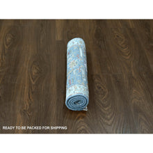 Load image into Gallery viewer, 2&#39;x3&#39; Marengo Gray, Hand Knotted, Broken And Erased Persian Heriz All Over Design With Soft Color Palette, Dense Weave, Natural Wool, Mat, Oriental Rug FWR61134