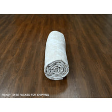 Load image into Gallery viewer, 9&#39;x12&#39;1&quot; Beaver Brown And Earth Tone Colors, Abstract Design With Nepali Weave, Shiny Plant Based Silk, Hand Knotted, Oriental Rug FWR61266