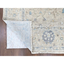 Load image into Gallery viewer, 9&#39;x12&#39; Khaki Brown, Supple Collection, Oushak Design, Hand Knotted, Lush And Plush, Pure Wool, Soft Pile, Tone On Tone, Veggie Dyes, Oriental Rug FWR61464
