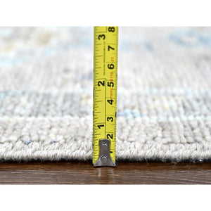 9'x12' Khaki Brown, Supple Collection, Oushak Design, Hand Knotted, Lush And Plush, Pure Wool, Soft Pile, Tone On Tone, Veggie Dyes, Oriental Rug FWR61464