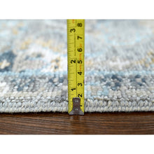 Load image into Gallery viewer, 2&#39;7&quot;x8&#39;5&quot; Fossil Gray, Supple Collection, Oushak Design, Hand Knotted, Lush And Plush, Pure Wool, Soft Pile, Tone On Tone, Veggie Dyes, Runner, Oriental Rug FWR61482