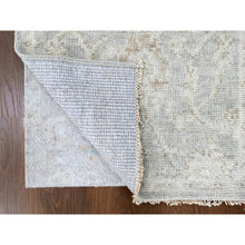 Load image into Gallery viewer, 2&#39;5&quot;x11&#39;4&quot; Coin Gray, Hand Knotted, Supple Collection, Oushak Design, Tone On Tone, Soft Vibrant Wool, Plush And Lush, Runner, Oriental Rug FWR61494