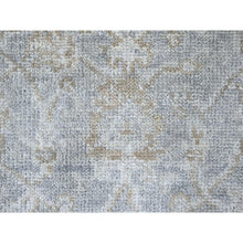 Load image into Gallery viewer, 2&#39;5&quot;x11&#39;4&quot; Coin Gray, Hand Knotted, Supple Collection, Oushak Design, Tone On Tone, Soft Vibrant Wool, Plush And Lush, Runner, Oriental Rug FWR61494