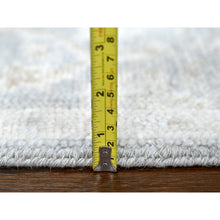 Load image into Gallery viewer, 2&#39;5&quot;x11&#39;4&quot; Coin Gray, Hand Knotted, Supple Collection, Oushak Design, Tone On Tone, Soft Vibrant Wool, Plush And Lush, Runner, Oriental Rug FWR61494