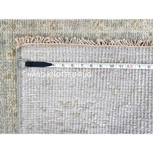 Load image into Gallery viewer, 2&#39;5&quot;x8&#39;4&quot; Cloud Gray, Supple Collection, Oushak Design, Tone On Tone, Hand Knotted, Soft Vibrant Wool Pile, Plush And Lush, Runner, Oriental Rug FWR61518