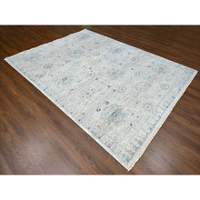 Load image into Gallery viewer, 8&#39;6&quot;x11&#39;4&quot; Oyster Gray, Supple Collection, Oushak All Over Design, Soft Velvety Wool, Hand Knotted, Natural Dyes, Oriental Rug FWR61578