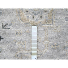 Load image into Gallery viewer, 8&#39;6&quot;x11&#39;4&quot; Oyster Gray, Supple Collection, Oushak All Over Design, Soft Velvety Wool, Hand Knotted, Natural Dyes, Oriental Rug FWR61578
