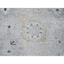Load image into Gallery viewer, 8&#39;6&quot;x11&#39;4&quot; Oyster Gray, Supple Collection, Oushak All Over Design, Soft Velvety Wool, Hand Knotted, Natural Dyes, Oriental Rug FWR61578
