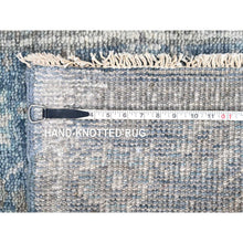 Load image into Gallery viewer, 2&#39;6&quot;x8&#39;5&quot; Imperial Blue, Supple Collection, Oushak Design, Tone On Tone, Hand Knotted, Soft Vibrant Wool, Plush And Lush, Runner, Oriental Rug FWR61590