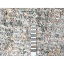 Load image into Gallery viewer, 2&#39;6&quot;x8&#39;10&quot; Misty Gray, Oushak Design, Supple Collection, Tone On Tone, Hand Knotted, Soft Vibrant Wool Pile, Plush And Lush, Runner, Oriental Rug FWR61596