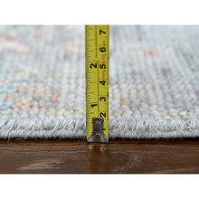 Load image into Gallery viewer, 2&#39;6&quot;x8&#39;10&quot; Misty Gray, Oushak Design, Supple Collection, Tone On Tone, Hand Knotted, Soft Vibrant Wool Pile, Plush And Lush, Runner, Oriental Rug FWR61596