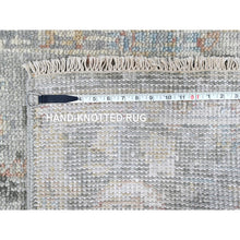 Load image into Gallery viewer, 2&#39;6&quot;x8&#39;10&quot; Misty Gray, Oushak Design, Supple Collection, Tone On Tone, Hand Knotted, Soft Vibrant Wool Pile, Plush And Lush, Runner, Oriental Rug FWR61596