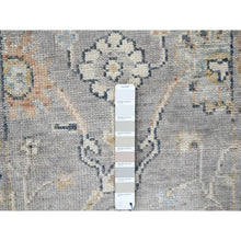 Load image into Gallery viewer, 2&#39;5&quot;x8&#39;5&quot; Spanish Gray, Supple Collection, Oushak All Over Design, Soft Velvety Wool, Hand Knotted, Vegetable Dyes, Runner, Oriental Rug FWR61644