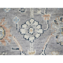Load image into Gallery viewer, 2&#39;5&quot;x8&#39;5&quot; Medium Gray, Supple Collection, Tone On Tone, Hand Knotted, Soft Vibrant Wool Pile, Plush And Lush, Oushak Design, Runner, Oriental Rug FWR61650