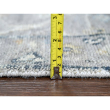 Load image into Gallery viewer, 2&#39;5&quot;x8&#39;5&quot; Medium Gray, Supple Collection, Tone On Tone, Hand Knotted, Soft Vibrant Wool Pile, Plush And Lush, Oushak Design, Runner, Oriental Rug FWR61650