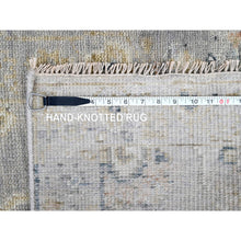 Load image into Gallery viewer, 2&#39;5&quot;x8&#39;5&quot; Medium Gray, Supple Collection, Tone On Tone, Hand Knotted, Soft Vibrant Wool Pile, Plush And Lush, Oushak Design, Runner, Oriental Rug FWR61650