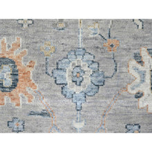 Load image into Gallery viewer, 11&#39;6&quot;x15&#39; Medium Gray, Oushak Design, Supple Collection, Organic Wool, Hand Knotted, Soft And Plush Pile, Oversized, Oriental Rug FWR61668