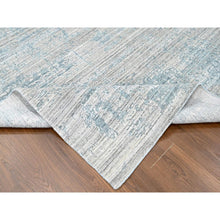 Load image into Gallery viewer, 8&#39;3&quot;x10&#39; Spanish Gray, Hand Loomed, Wool and Plant Based Silk, Textured Pile, Modern Design, Oriental Rug FWR61722