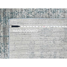 Load image into Gallery viewer, 8&#39;3&quot;x10&#39; Spanish Gray, Hand Loomed, Wool and Plant Based Silk, Textured Pile, Modern Design, Oriental Rug FWR61722