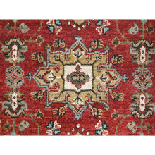 Load image into Gallery viewer, 3&#39;x5&#39; Chili Red, Karajeh Design With Tribal Medallions, Hand Knotted, Soft Wool, Oriental Rug FWR61782