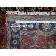 Load image into Gallery viewer, 3&#39;x5&#39; Chili Red, Karajeh Design With Tribal Medallions, Hand Knotted, Soft Wool, Oriental Rug FWR61782