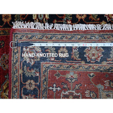 Load image into Gallery viewer, 3&#39;x5&#39; Candy Red, Karajeh Design With Geometric Medallions, Hand Knotted, Soft Wool, Oriental Rug FWR61788
