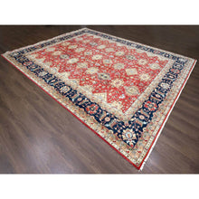 Load image into Gallery viewer, 12&#39;x15&#39; Ajax Red, Karajeh Design with Tribal Medallions, Hand Knotted, 100% Wool, XL, Oversized, Oriental Rug FWR61794