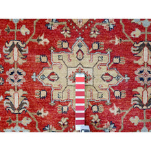 Load image into Gallery viewer, 12&#39;x15&#39; Ajax Red, Karajeh Design With Tribal Medallions, Hand Knotted, 100% Wool, Xl, Oversized, Oriental Rug FWR61794